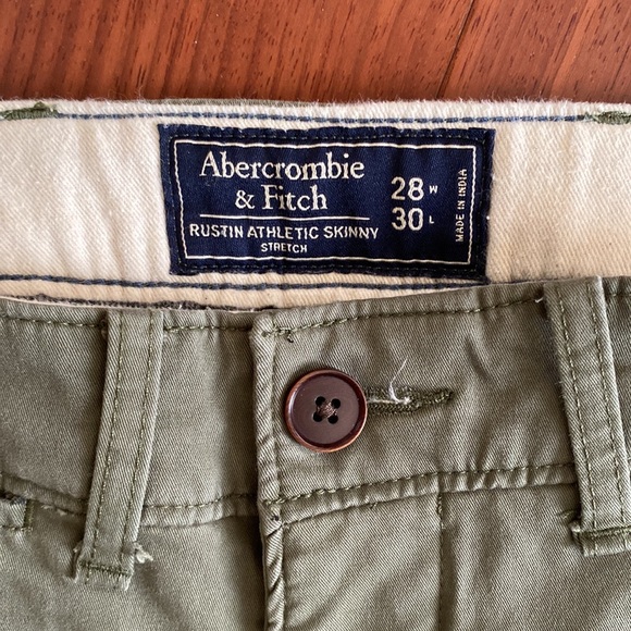 Abercrombie & Fitch Rustin Athletic Skinny Stretch Pants, size 28 x 30. - Picture 2 of 9